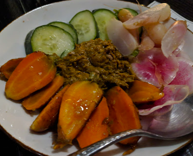 The Kitchen at Atomic signature dishes Steak Tartare
Chicken Wings
Harissa Carrots